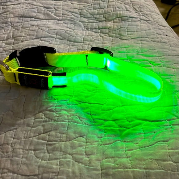 Dog Collar Flashing Green 3 Modules Of Flashing Poshmark